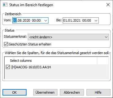Aquis.DMO.Graph.SetStatusRange